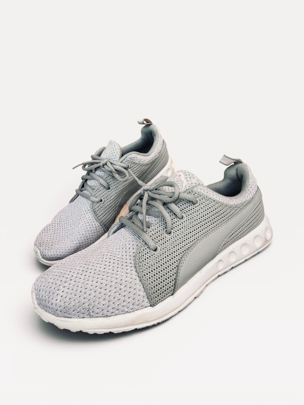 Puma Carson Runner Knit Sneakers Shoes Lightweight Running Shoes Grey size 9.5 - Picture 11 of 15